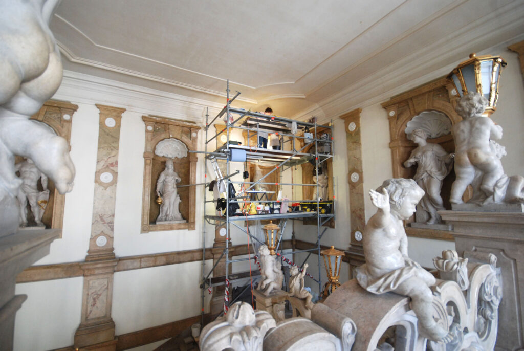 19 salzburg schloss mirabell mirabellstiege restaurierungsplanung monumentum wahl
