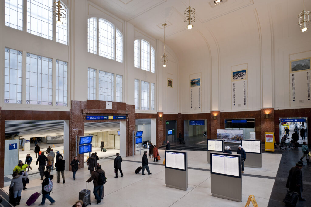 22 salzburg hauptbahnhof kassenhalle restaurierungsplanung monumentum fuchsberger